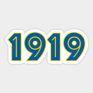 Leeds 1919 Sticker